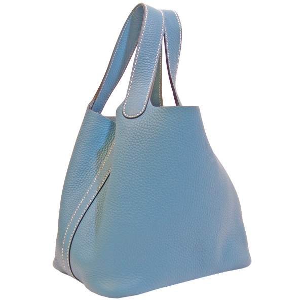 hermes Picotin PM Togo Leather blue - Click Image to Close